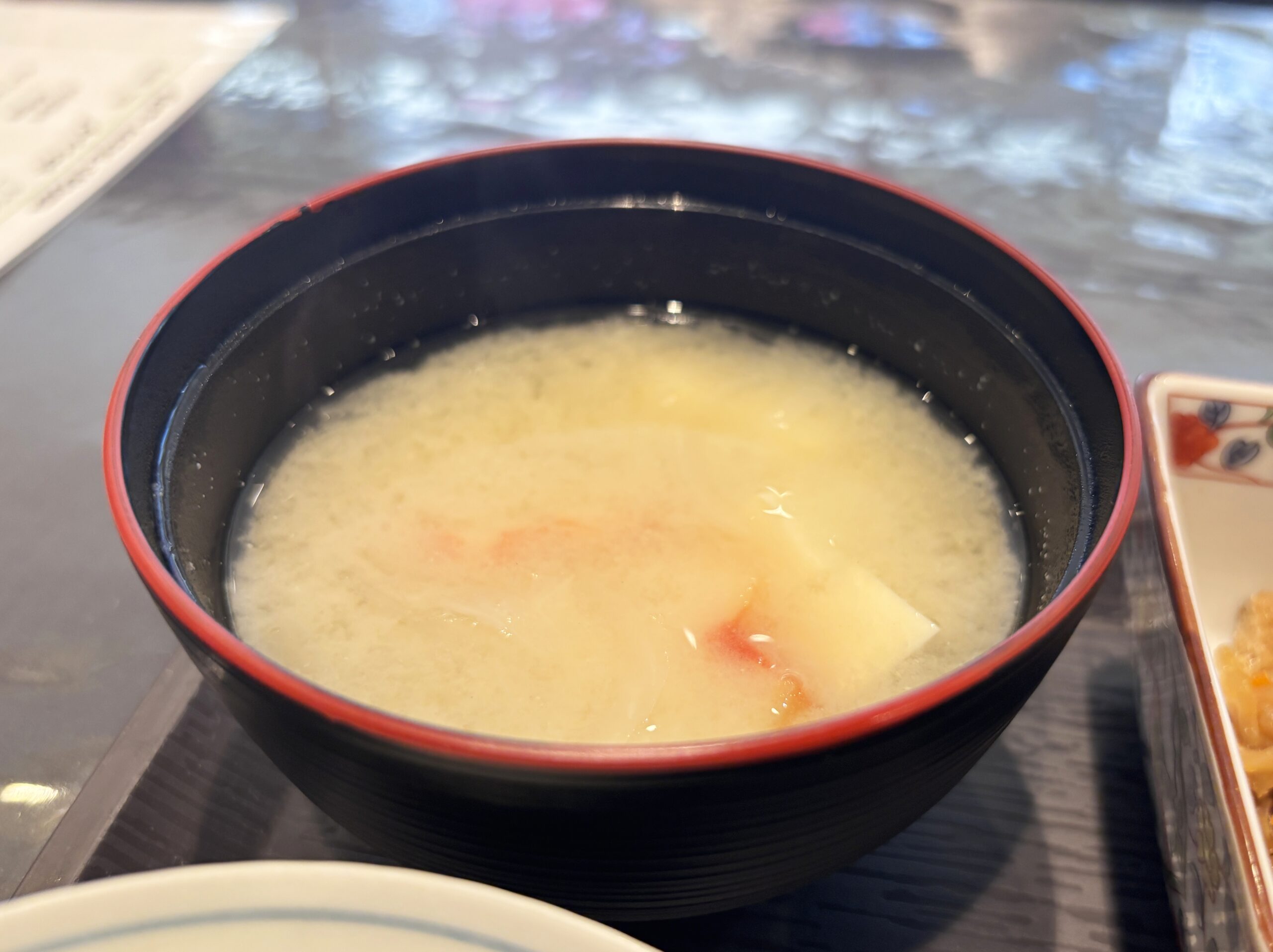 京の白味噌のお味噌汁