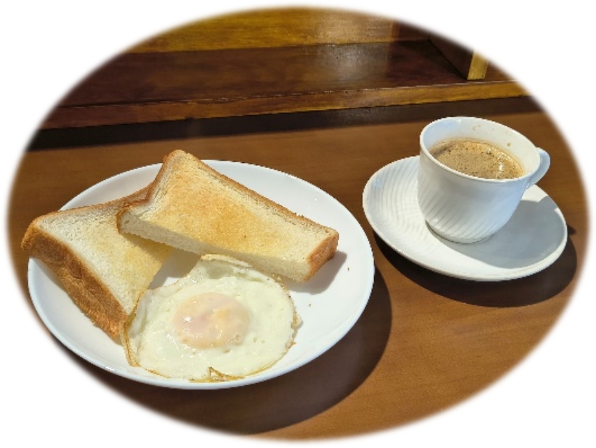 トースト&目玉焼きセット