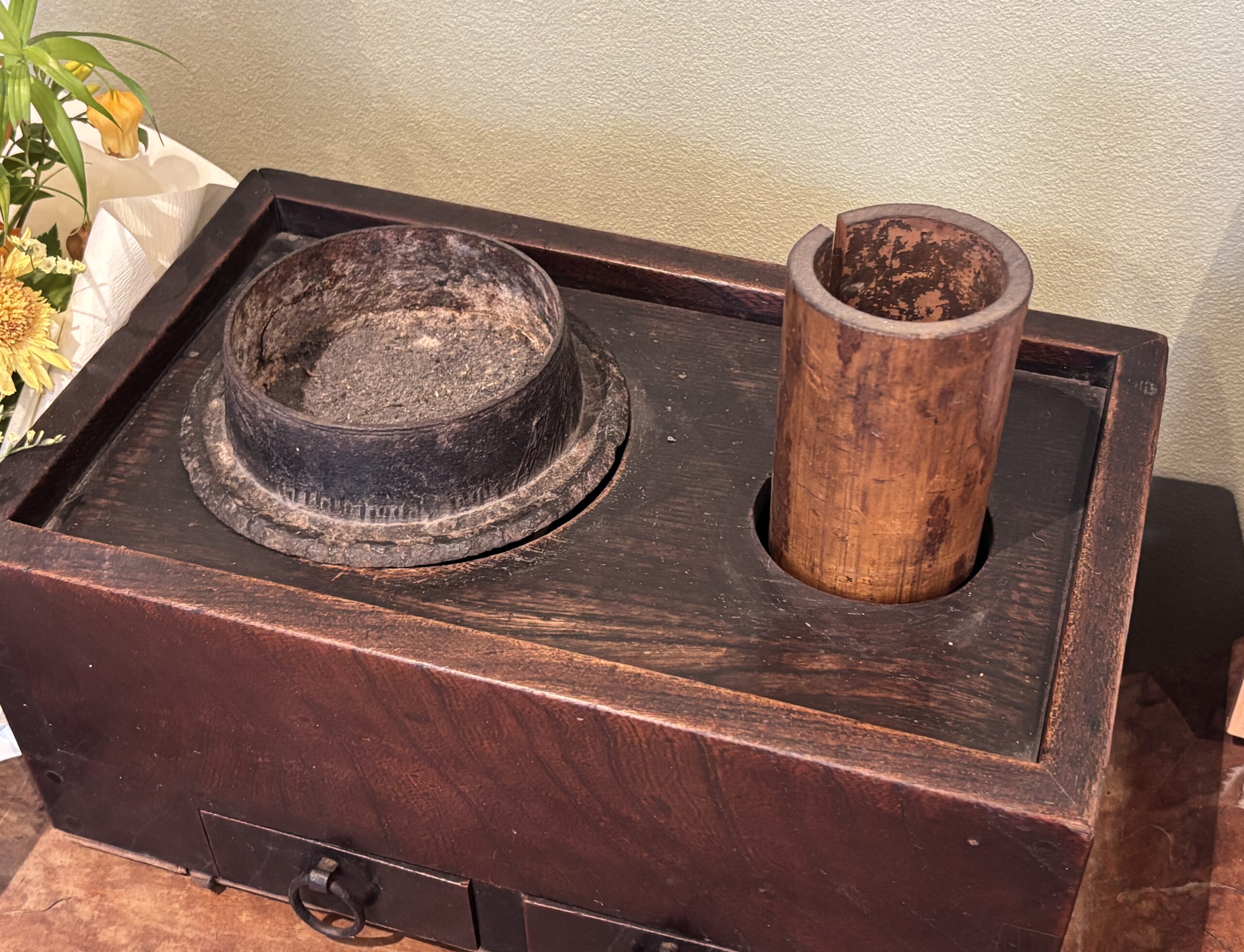 東寺おかもとに残る昔の道具